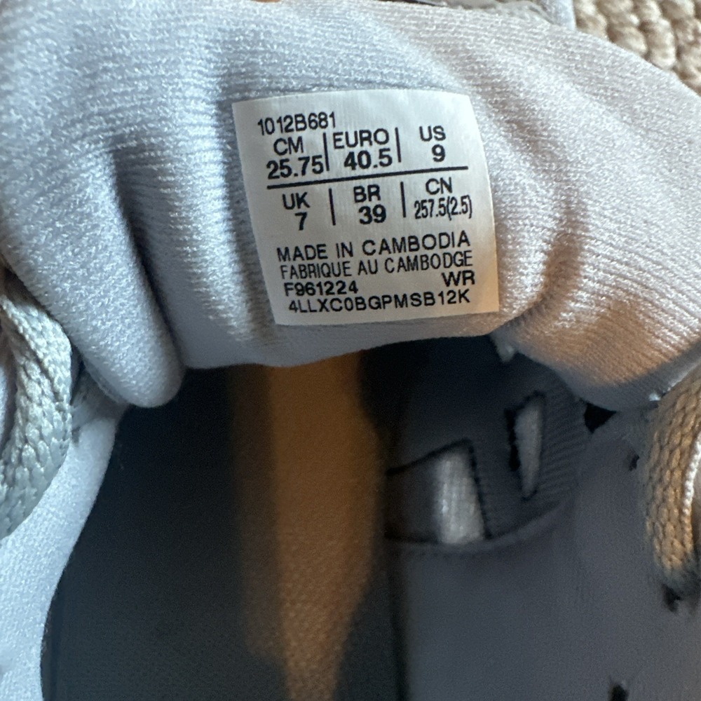 Womens Asics Ortholite GEL-Contend Running Tennis Shoe Size 9 - Gray - EUC - Picture 6 of 8